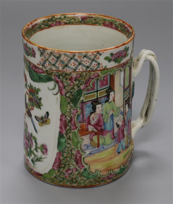 A Chinese Cantonese mug height 13cm